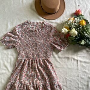 SHEIN Floral Print Fabric Dress